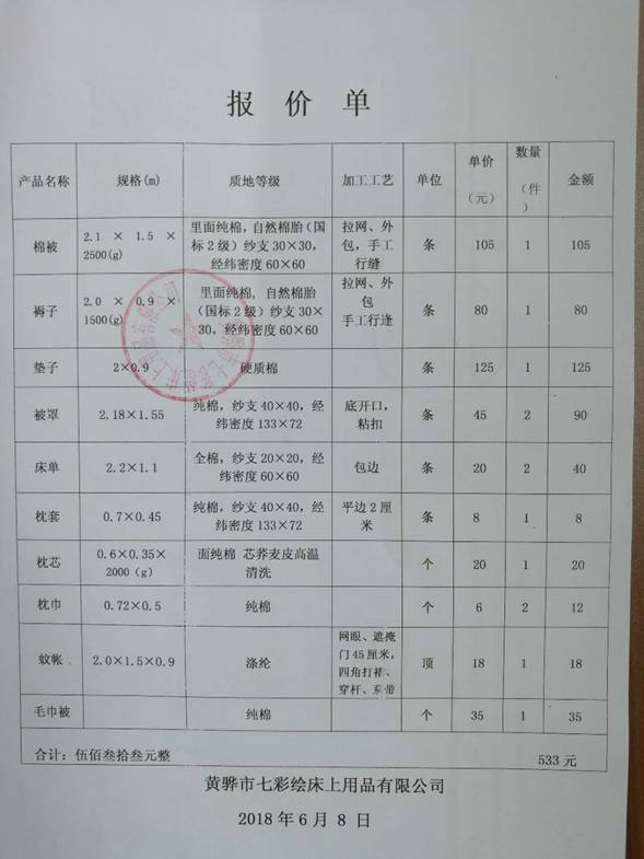 【2018采购信息】北京物资学院床上用品销售服务企业招标采购公示